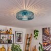 Wemude Plafondlamp Blauw, 1-licht