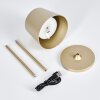 Belece Buiten tafellamp, Tafellamp Goud, 1-licht
