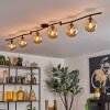 Gastor Plafondlamp, Kogellampje Amber, 6-lichts