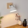 Svanfolk Muurlamp Bruin, Wit, 1-licht