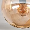 Gastor Plafondlamp, Kogellampje Amber, 4-lichts