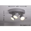 Philips STAR Opbouwspot LED Aluminium, roestvrij staal, 3-lichts