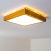 Sora Wood Plafondlamp LED Hout licht, 1-licht