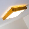 Sora Wood Plafondlamp LED Hout licht, 1-licht