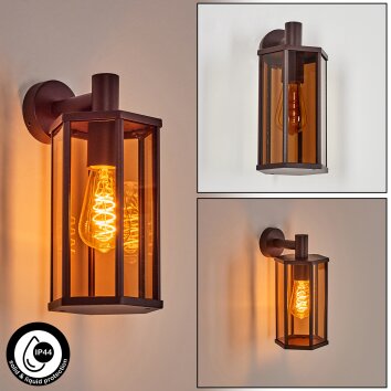 Monfanim Wandlamp voor buiten Roest, 1-licht