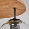 Koyoto Plafondlamp, Kogellampje 40 cm Bruin, houtlook, Zwart, 3-lichts