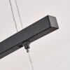Casalino Hanglamp LED Zwart, Transparant, Helder, 1-licht