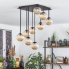 Chehalis Plafondlamp, Kogellampje Amber, 9-lichts
