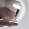 Koyoto Plafondlamp, Kogellampje Natuurlijke kleuren, Zwart, 3-lichts