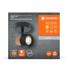 Ledvance Spot Plafondlamp, Plafondspot LED Zwart, 1-licht