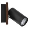 Ledvance Spot Plafondlamp, Plafondspot LED houtlook, Zwart, 1-licht