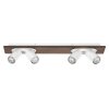 Ledvance Spot Plafondlamp LED houtlook, Wit, 4-lichts
