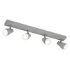 Ledvance Spot Plafondlamp, Plafondspot LED Grijs, 4-lichts