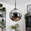 Gastor Hanglamp, Kogellampje Chroom, Rookkleurig, 1-licht