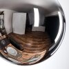 Gastor Hanglamp, Kogellampje Chroom, Rookkleurig, 1-licht