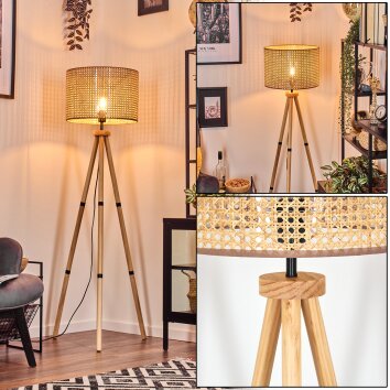 Barcos Staande lamp Natuurlijke kleuren, 1-licht