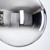 Gastor Hanglamp, Kogellampje 30 cm Chroom, Duidelijk, Rookkleurig, 1-licht