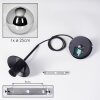 Gastor Hanglamp, Kogellampje 25 cm Chroom, Rookkleurig, 1-licht
