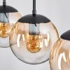 Gastor Hanglamp, Kogellampje Amber, Duidelijk, 3-lichts