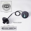 Gastor Hanglamp, Kogellampje 25 cm Duidelijk, Rookkleurig, 1-licht