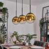 Gastor Hanglamp, Kogellampje Goud, Duidelijk, 3-lichts
