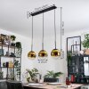 Gastor Hanglamp, Kogellampje Goud, Duidelijk, 3-lichts