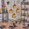 Koyoto Hanglamp, Kogellampje 35 cm Goud, Duidelijk, 4-lichts
