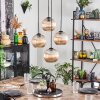 Koyoto Hanglamp, Kogellampje 35 cm Amber, 4-lichts