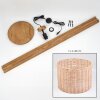 Cavaca Staande lamp Natuurlijke kleuren, 1-licht