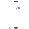 Globo DAVYD Staande lamp LED Zwart, 1-licht