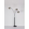 Globo Newcastle Staande lamp Zwart, 3-lichts
