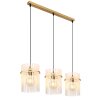 Globo Gorley Hanglamp Goud, 3-lichts