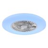 Globo Alva Plafondventilator met verlichting LED Wit, 1-licht, Afstandsbediening, Kleurwisselaar