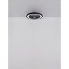 Globo Blizzak Plafondventilator met verlichting LED Zwart, 1-licht, Afstandsbediening