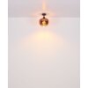 Globo Maxy Plafondlamp Chroom, Zwart, 1-licht