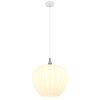 Globo Maxy Hanglamp Chroom, Wit, 1-licht