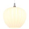 Globo Maxy Hanglamp Chroom, Wit, 1-licht
