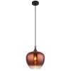 Globo Maxy Hanglamp Chroom, Zwart, 1-licht