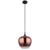 Globo Maxy Hanglamp Chroom, Zwart, 1-licht