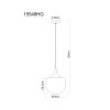 Globo Maxy Hanglamp Chroom, Zwart, 1-licht
