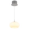 Globo Quintara Hanglamp LED Nikkel mat, 1-licht