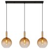 Globo Marinella Hanglamp Zwart, 3-lichts