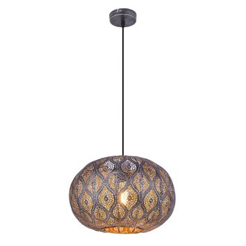 Globo Solera Hanglamp Zilver, 1-licht