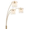 Globo Gorley Staande lamp Goud, 3-lichts