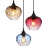 Globo Sander Hanglamp Zwart, 3-lichts