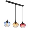 Globo Sander Hanglamp Zwart, 3-lichts