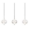 Globo Aida Hanglamp LED Chroom, 1-licht