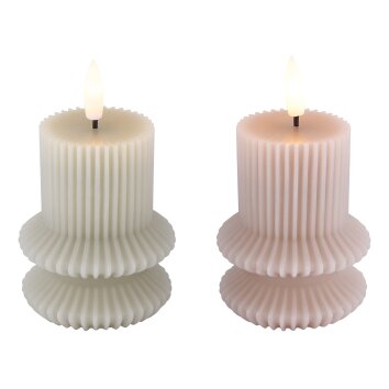 Globo Wynter Tafellamp LED Grijs, 1-licht