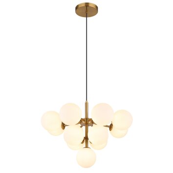 Globo Grappy Hanglamp Goud, 13-lichts