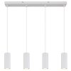 Globo James Hanglamp Wit, 4-lichts